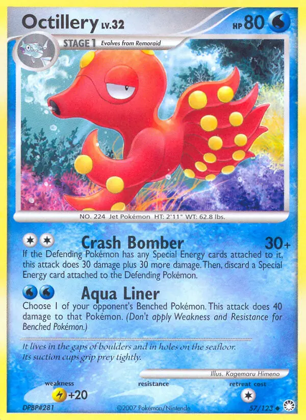 Octillery, Normal