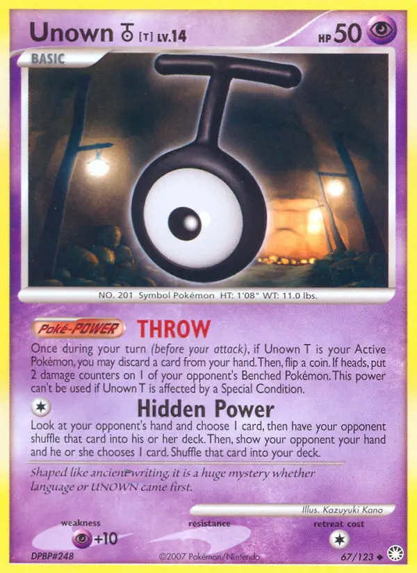 Unown T, Normal
