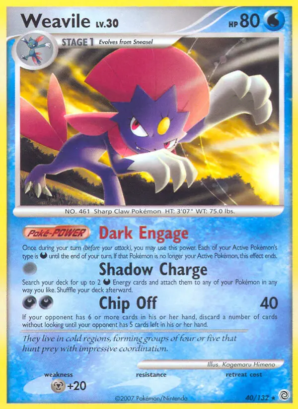 Weavile, Normal