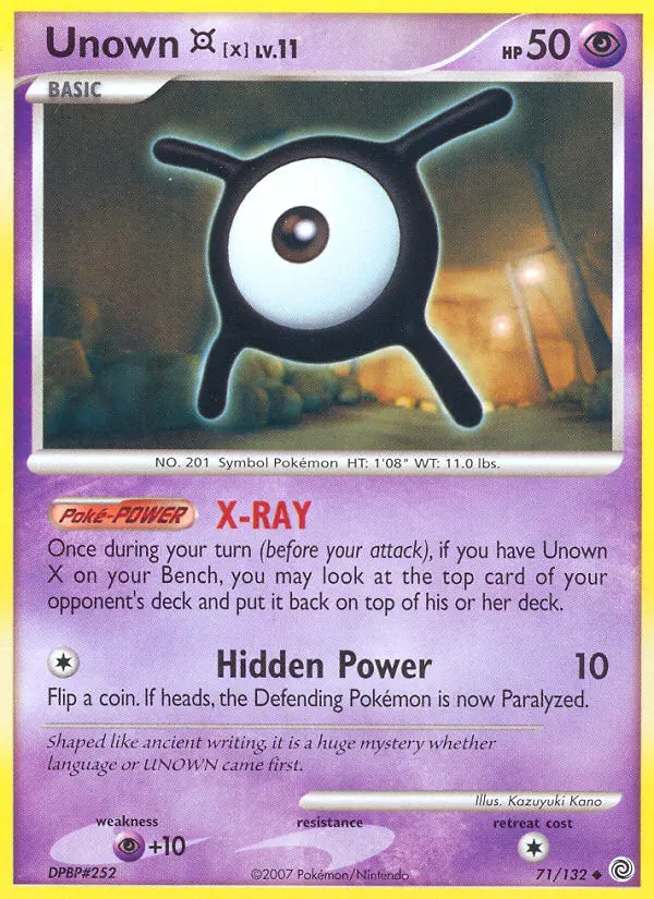 Unown X, Normal