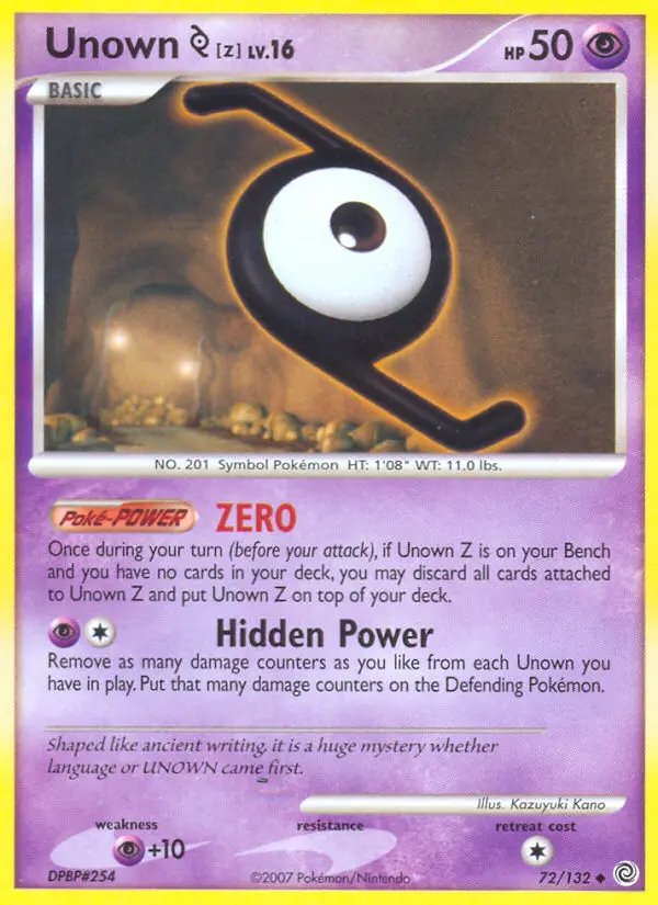 Unown Z, Normal