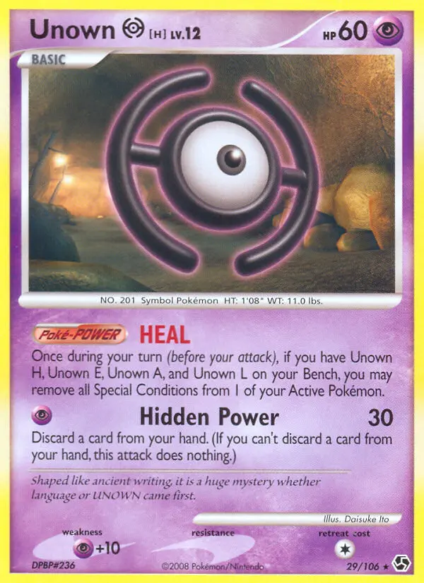 Unown H, Normal