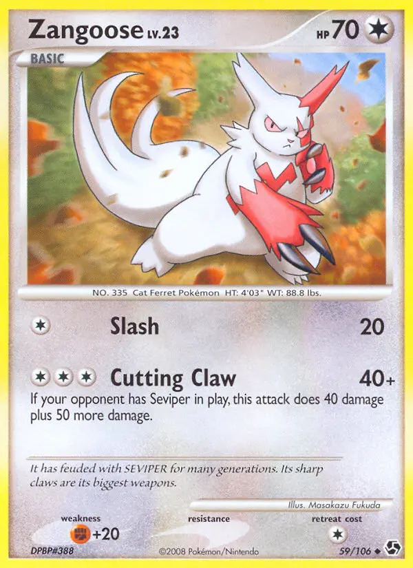 Zangoose, Normal