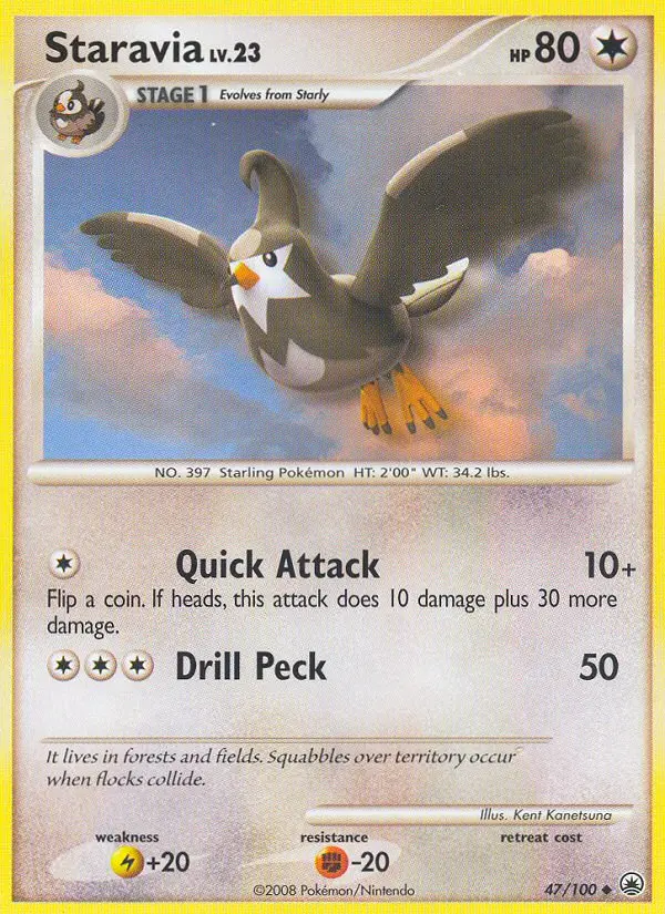Staravia, Normal