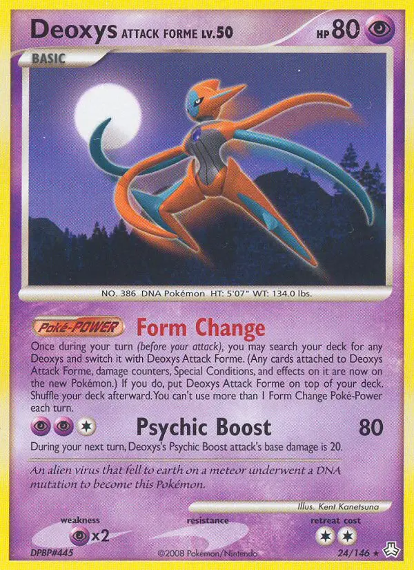 Deoxys Attack Forme, Normal