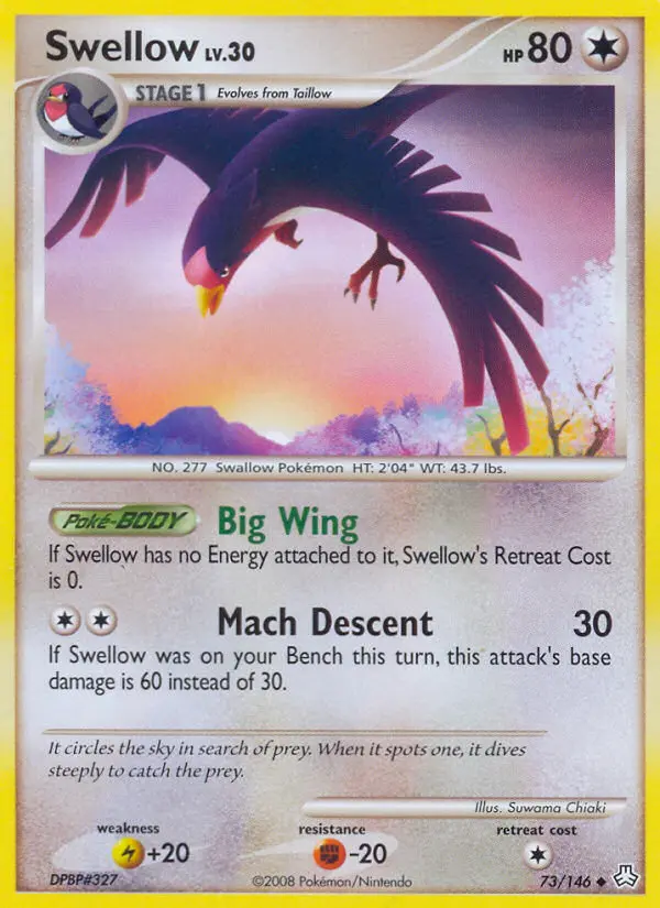 Swellow, Normal