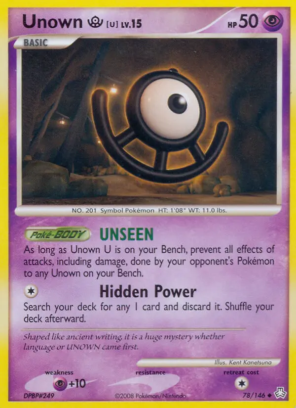 Unown U, Normal