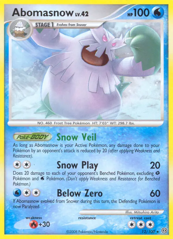Abomasnow, Normal