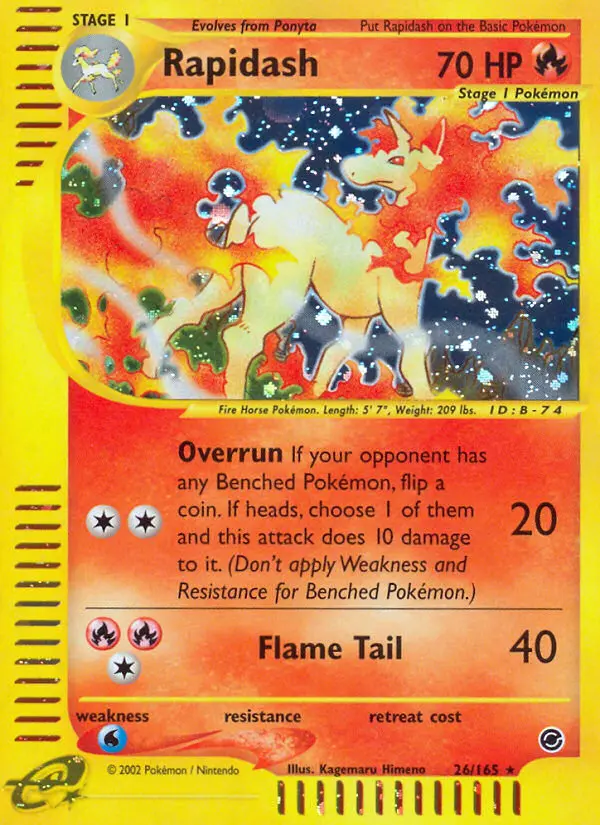 Rapidash, Holo