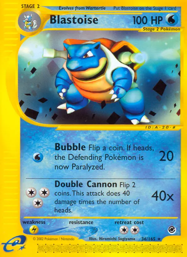 Blastoise, Normal