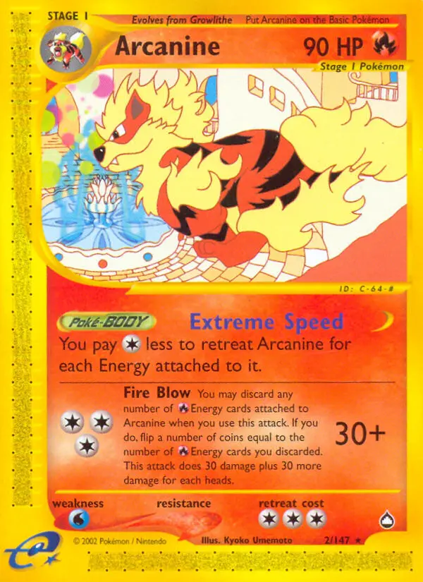 Arcanine, Normal