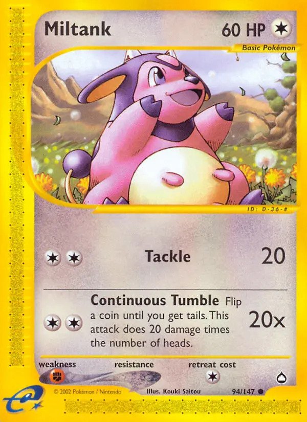 Miltank, Normal