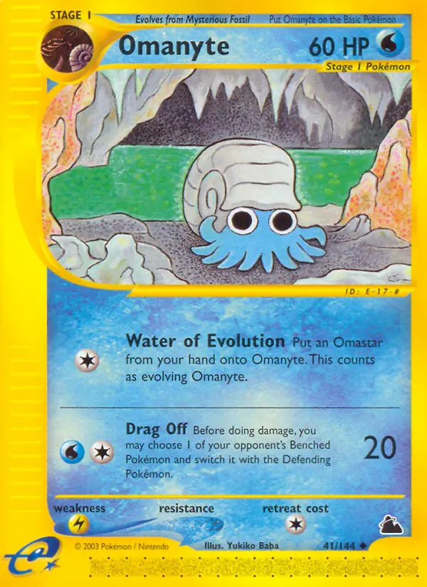Omanyte, Normal