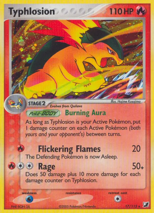 Typhlosion, Normal