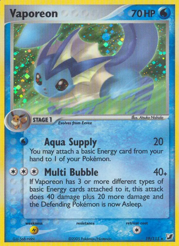 Vaporeon, Holo