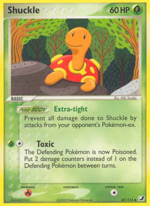 Shuckle, Normal