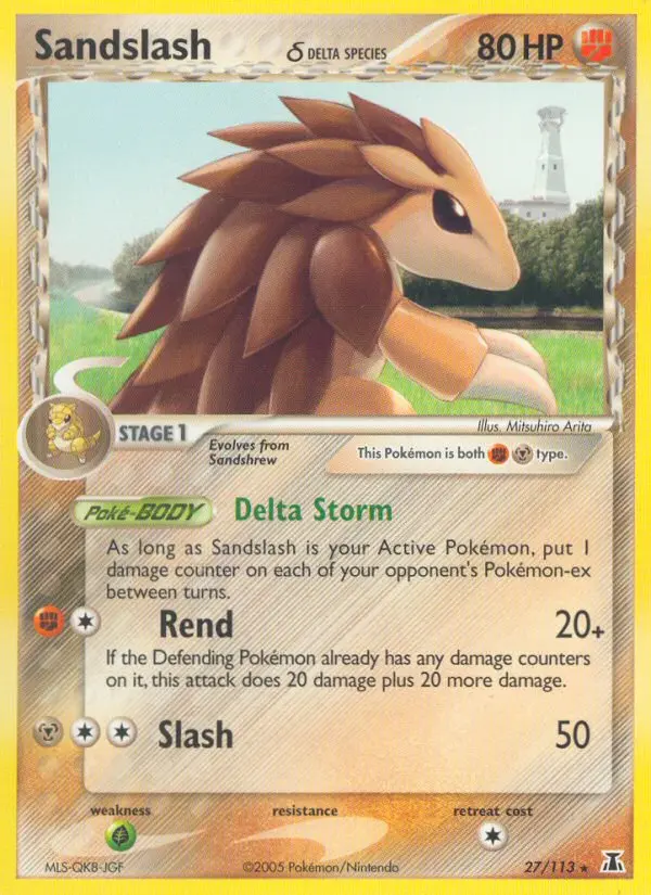 Sandslash δ, Normal · Delta Species
