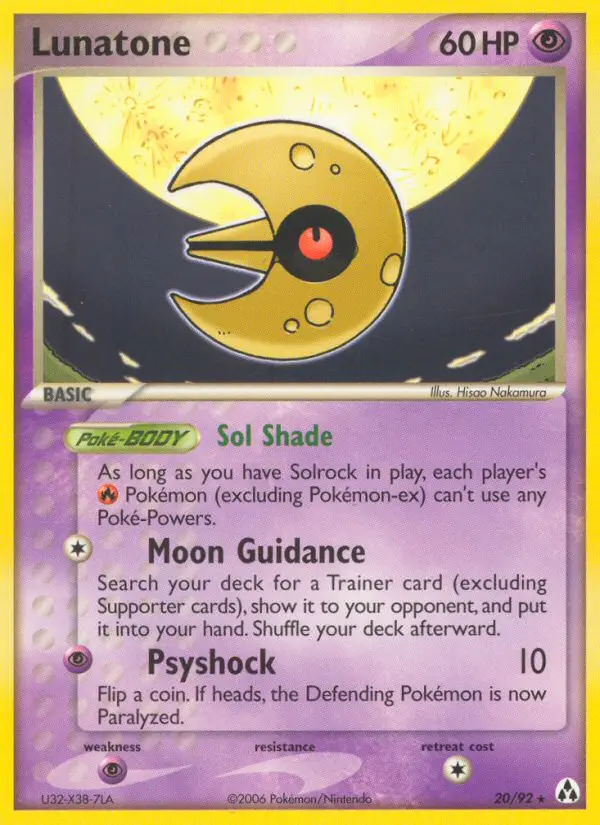 Lunatone, Normal