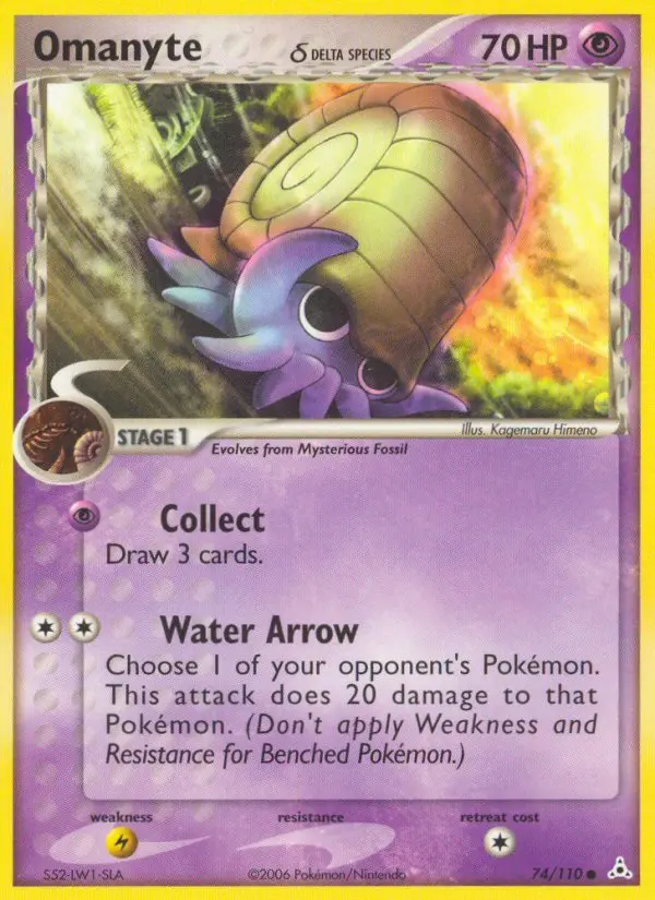 Omanyte δ, Normal · Delta Species