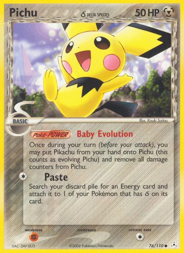 Pichu δ, Normal · Delta Species