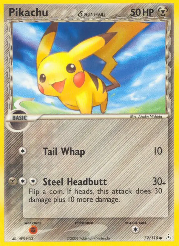 Pikachu δ, Normal · Delta Species