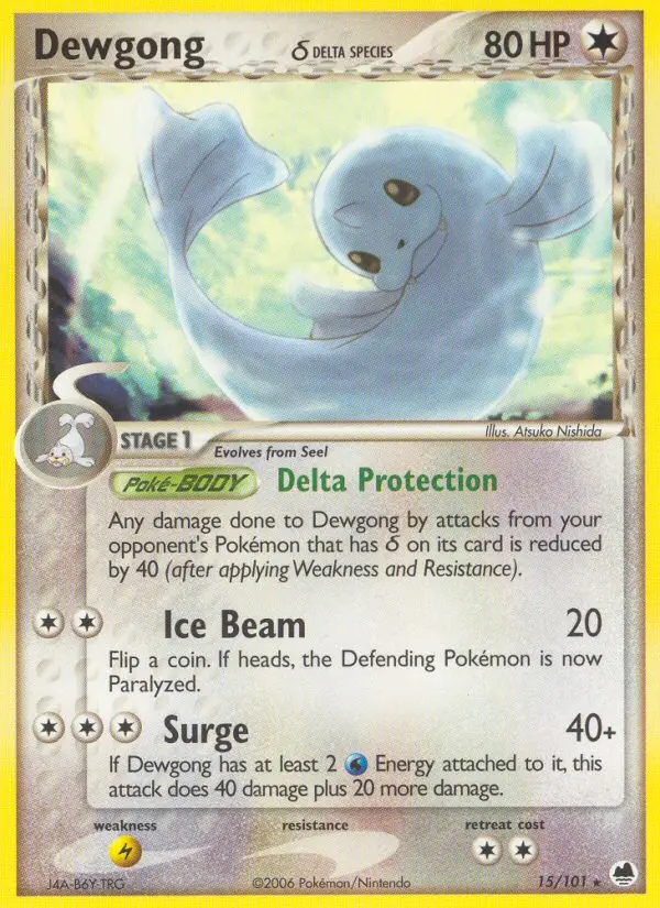 Dewgong δ, Normal