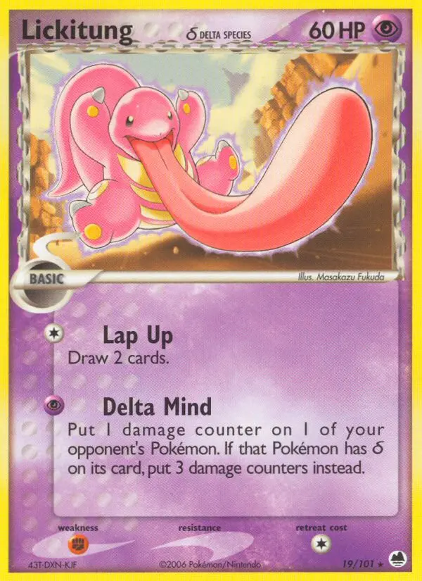 Lickitung δ, Normal · Delta Species