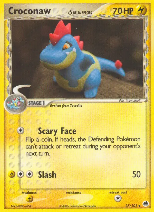 Croconaw δ, Normal · Delta Species