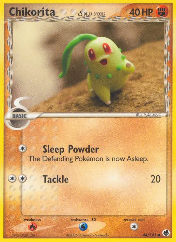 Chikorita δ, Normal · Delta Species
