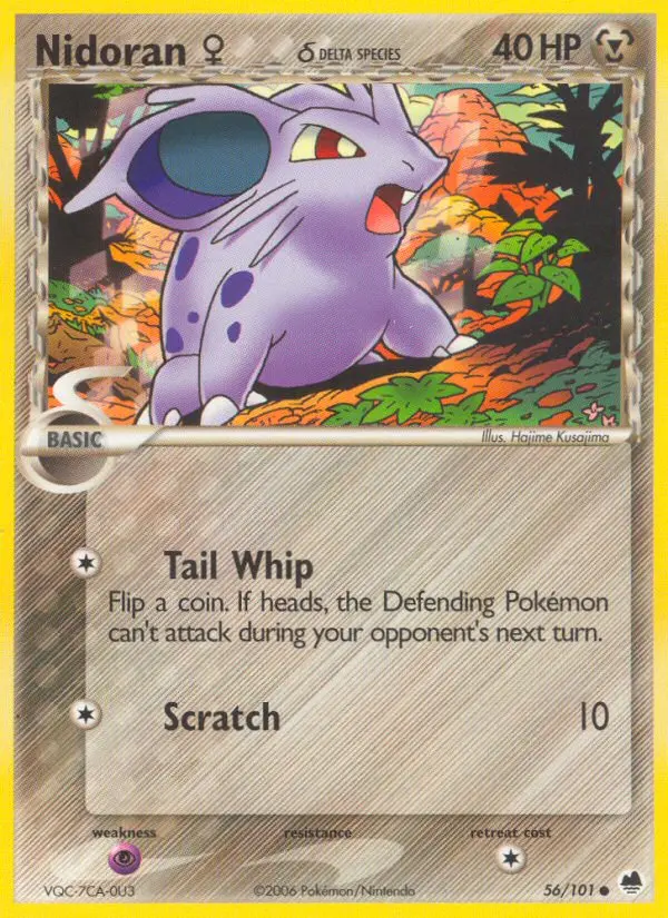 Nidoran♀ δ, Normal · Delta Species