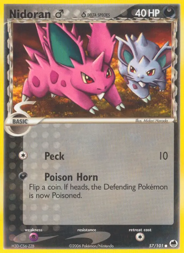 Nidoran♂ δ, Normal · Delta Species