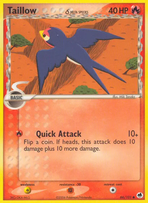Taillow δ, Normal · Delta Species