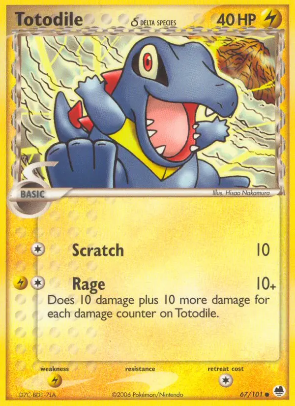 Totodile δ, Normal · Delta Species