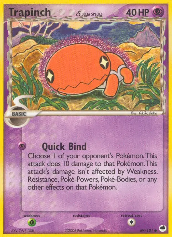 Trapinch δ, Normal · Delta Species