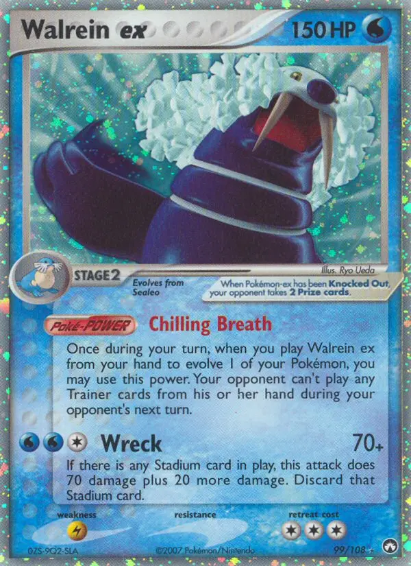 Walrein ex, Normal