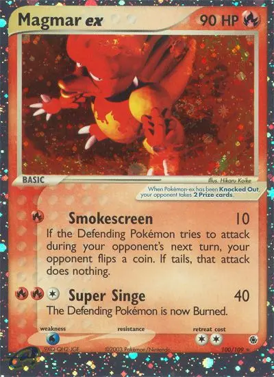 Magmar ex, Normal