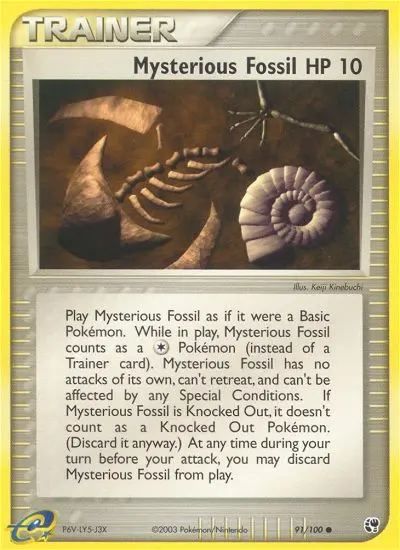 Mysterious Fossil, Normal