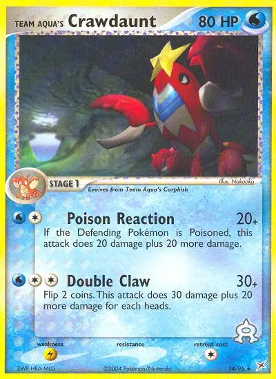 Team Aqua's Crawdaunt, Normal