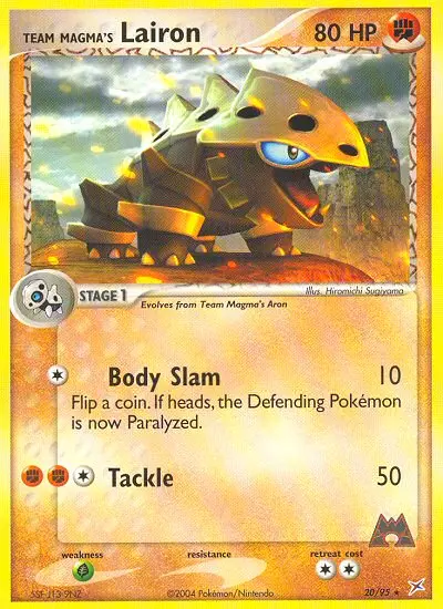 Team Magma's Lairon, Normal