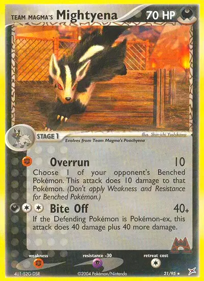 Team Magma's Mightyena, Normal