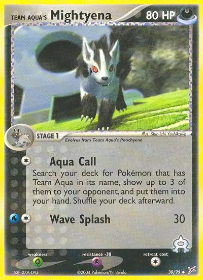 Team Aqua's Mightyena, Normal