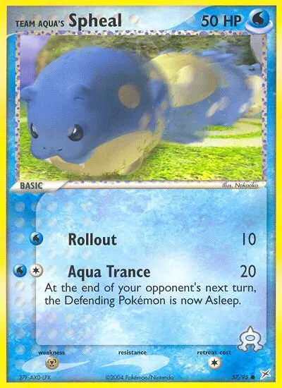 Team Aqua's Spheal, Normal