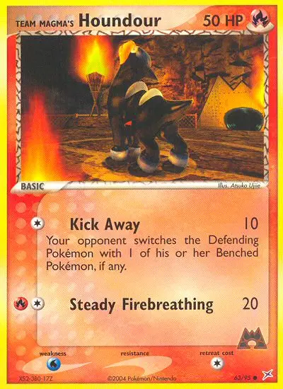 Team Magma's Houndour, Normal