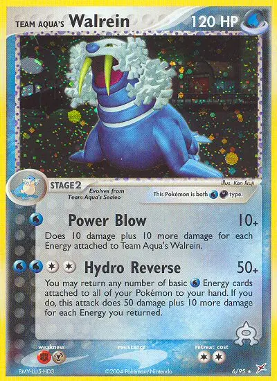 Team Aqua's Walrein, Holo