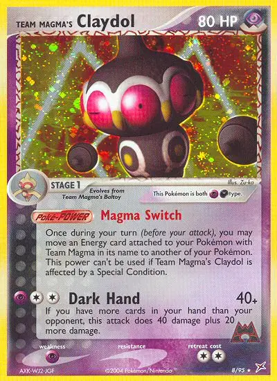 Team Magma's Claydol, Holo
