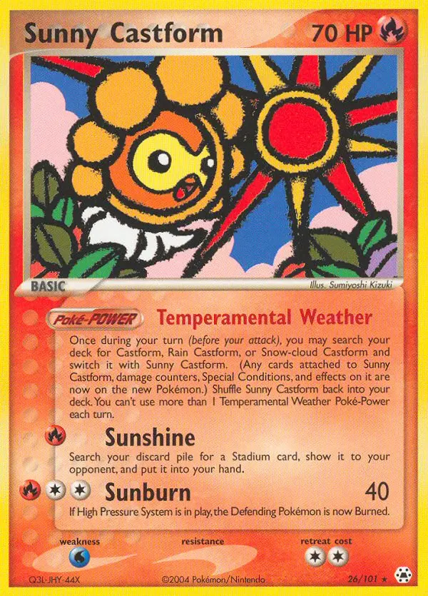 Sunny Castform, Normal