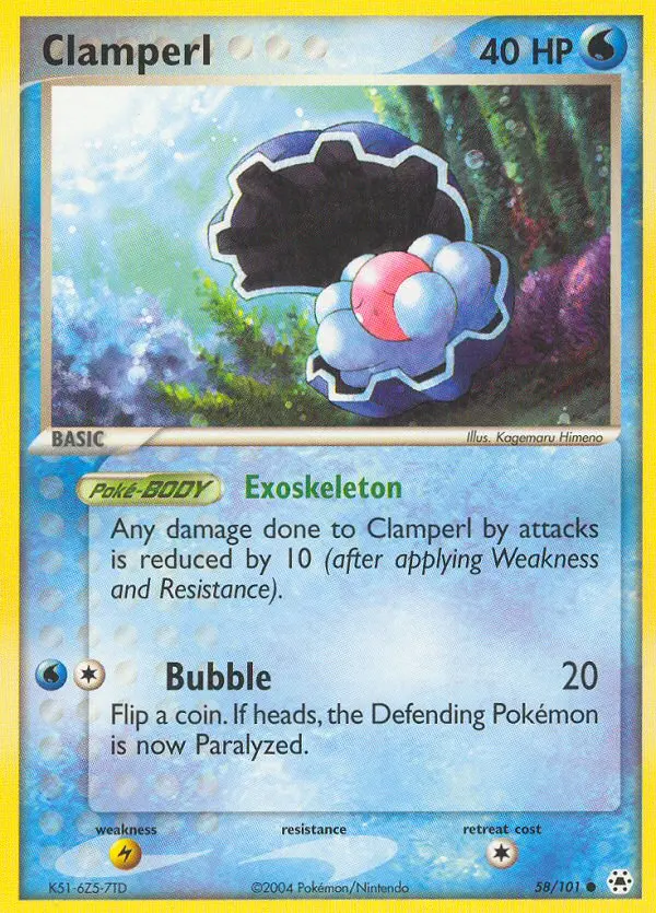 Clamperl, Normal
