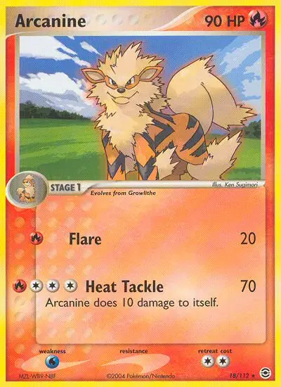 Arcanine, Normal