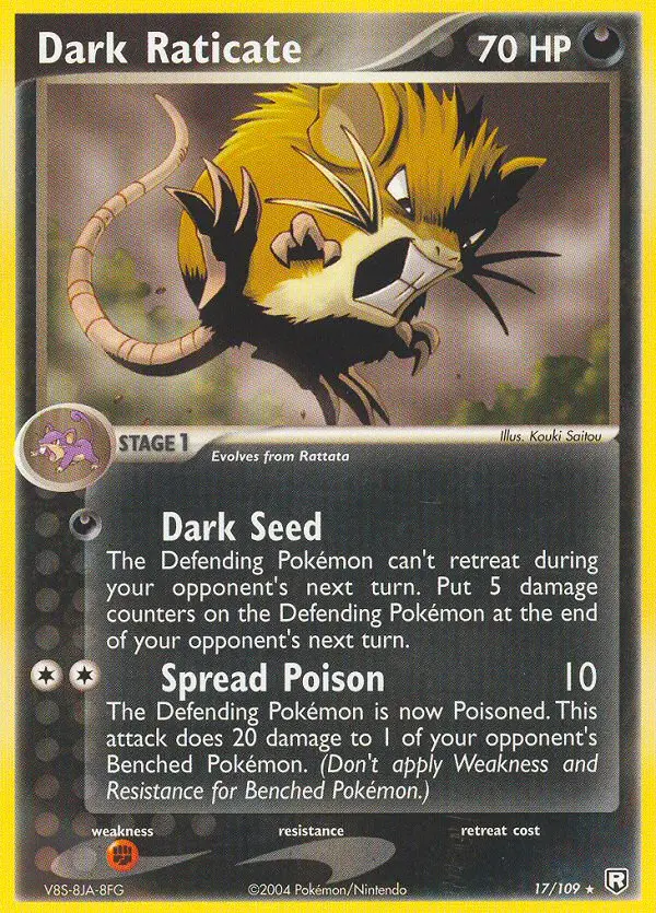 Dark Raticate, Normal