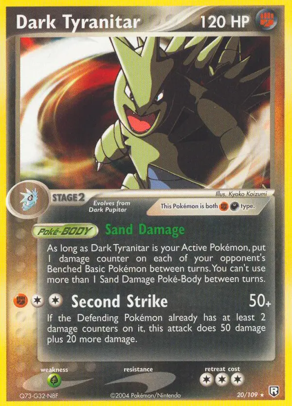 Dark Tyranitar, Normal